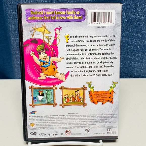 The Flintstones Complete First Season, 2 Movies & 5 Specials DVD + Jetsons Movie - Picture 4 of 11